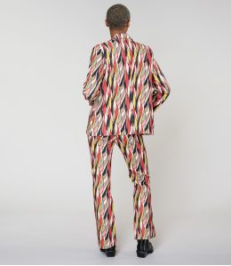 SASHA FLAMA RODE Viscose Broek - 3