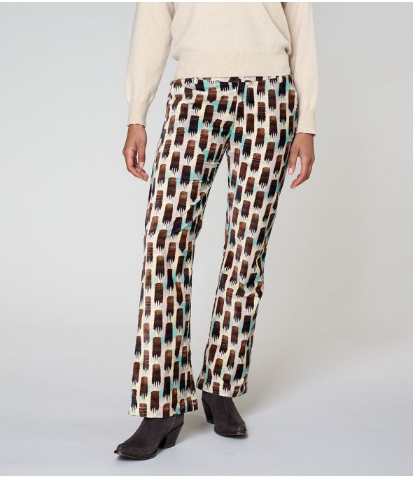 SASHA KUMI PRUNE PANTALON en Coton - 1