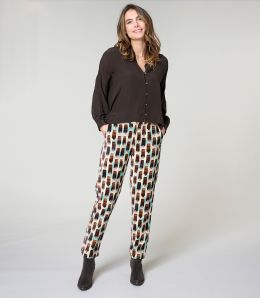 LENY KUMI PRUNE PANTALON en Coton - 3