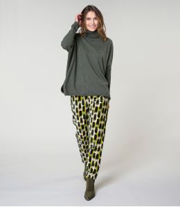 LENY KUMI GREEN Katoenen broek - 2