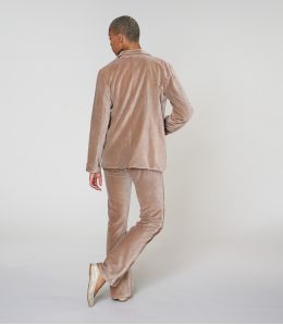 SASHA VELOURS UNI NUDE PANTALON en Coton - 4