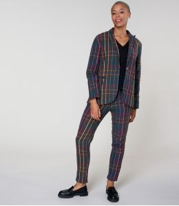 MARIUS TARTAN MULTI BROEK van katoen - 2