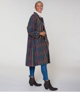 GUSTAVE TARTAN MULTI COAT aus Baumwolle - 2