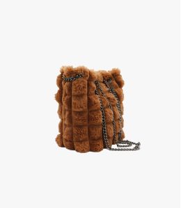 ALICE CAMEL FUR KLEINE TAS in Polyester - 1