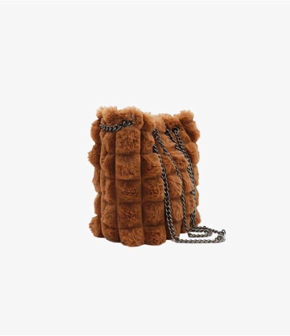 ALICE CAMEL FUR KLEINE TAS in Polyester - 1