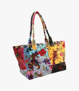 BORSA CRUISE MELIMELO GRANDE IN COTONE - 1