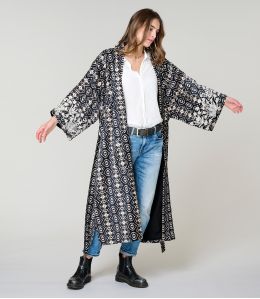 KIMONO BELEM NOIR KIMONO en Coton - 3