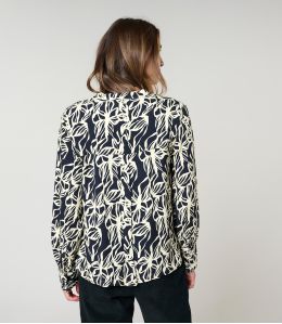 SARA PASTEL NOIR BLOUSE en Viscose - 3