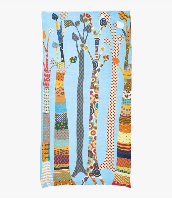 ALICE Foulard en Modal, Soie pour Femme 100x200 cm Storiatipic - 1