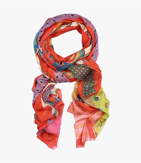 ALICE Modal scarf, Women's Silk 100x200 cm Storiatipic - 5