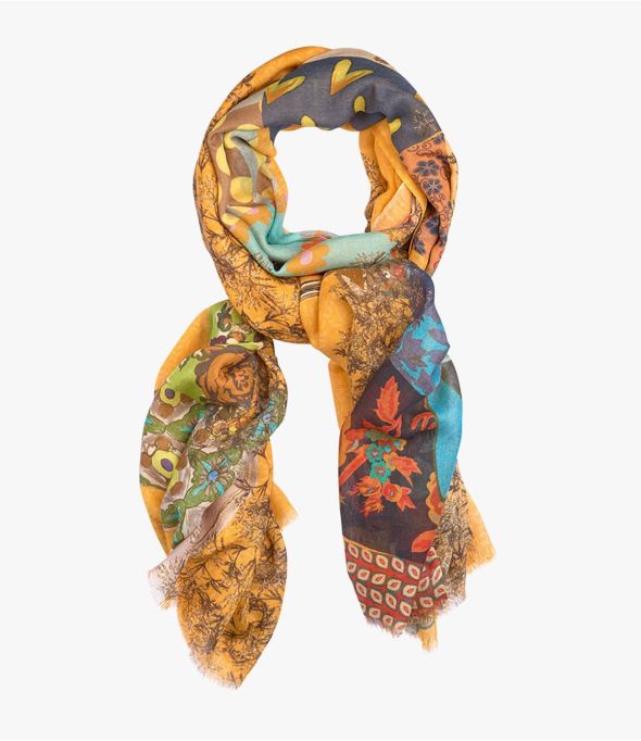 APRIL Foulard en Modal, Soie pour Femme 100x200 cm Storiatipic - 1