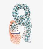 CLEA Foulard en Lin pour Femme 80x190 cm Storiatipic - 1