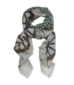 CARRETO Women's Wool Scarf 80x190 cm Storiatipic - 1