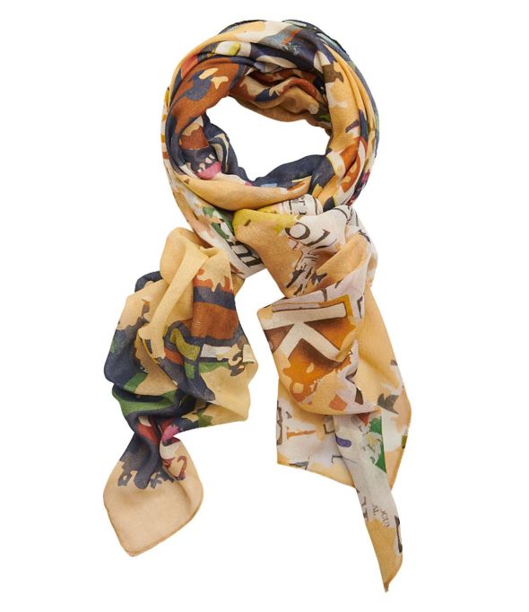 CYBELE Cotton scarf, Women's Modal 140 x 140 cm Storiatipic - 3