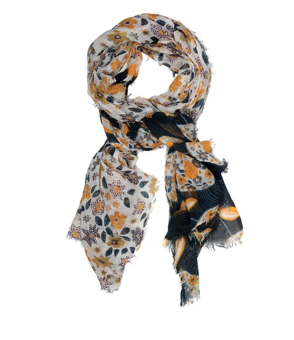 INFUSION Foulard en Coton, Modal pour Femme 80x200 cm Storiatipic - 1