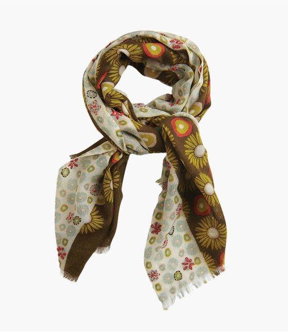 COQUETTE Wool scarf, Cotton for Women 80x200 cm Storiatipic - 2