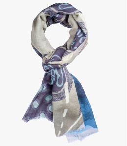 FENIX Wool scarf, Men's Nylon 80X200 cm Storiatipic - 1