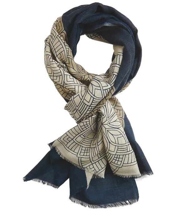 BALAISE Men's Wool Scarf 70x200 cm Storiatipic - 5