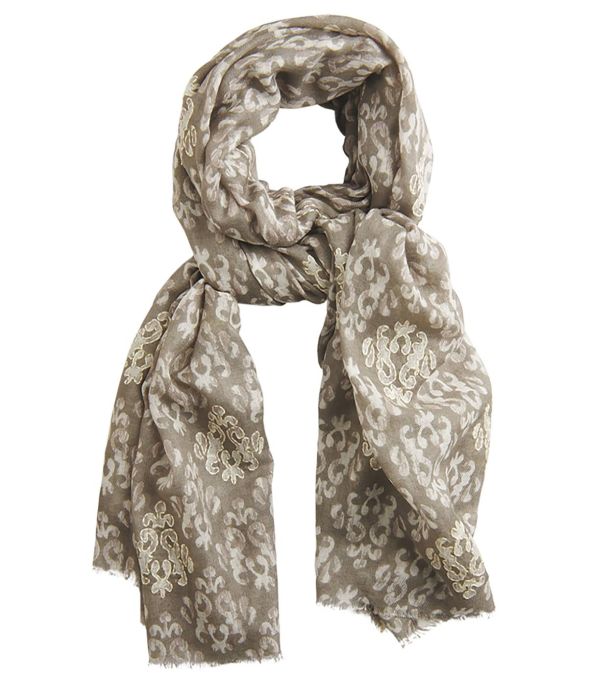 CHARMANTE Modal scarf, Women's wool 100 x 200 CM Storiatipic - 1