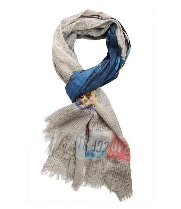 HECTOR Foulard en Coton, Modal pour Homme 100x200 cm Storiatipic - 1