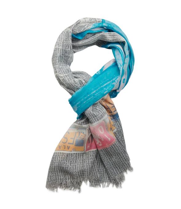 HECTOR Foulard en Coton, Modal pour Homme 100x200 cm Storiatipic - 2